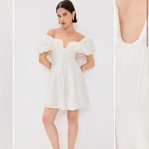 Cult Gaia Lissett dress. Size S (US 2-4). Color: off-white.